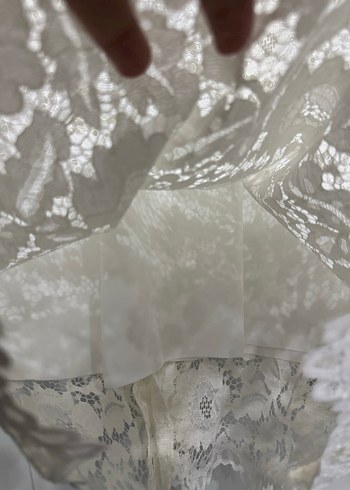 Dantel Detaylı Midi Elbise - Görsel 5