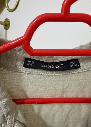 Bej Kısa Kollu Keten Tulum - Görsel 5