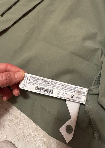 Düğmeli Kısa Haki Yelek - Görsel 6