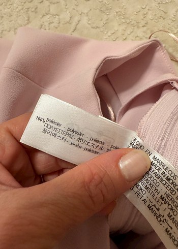 Pudra Renkli Kemerli Kadın Uzun Yelek Takım - Görsel 20