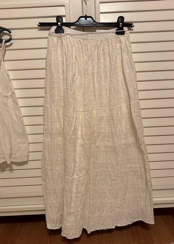 Beyaz Keten Bohem İkili Takım - Görsel 6