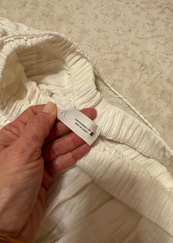 Beyaz Keten Bohem İkili Takım - Görsel 12