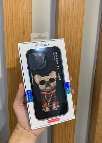 14 Pro Max Kahverengi Parlak Street Wear Telefon Kılıfı