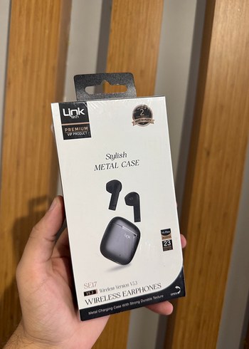 Link SEI7 Siyah Kablosuz Kulaklık Metal Kasa