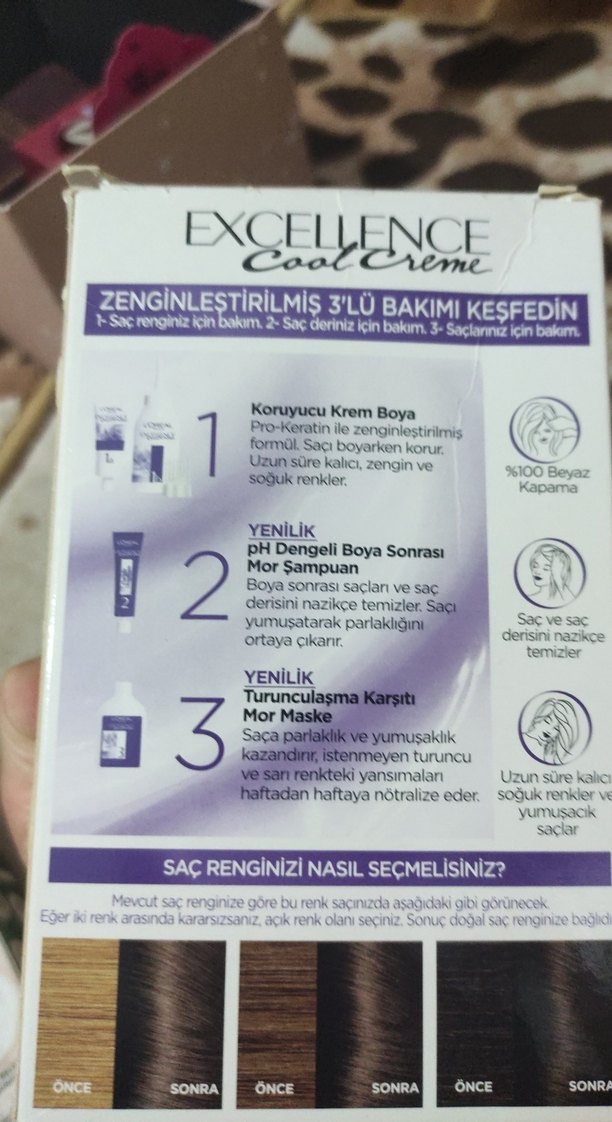 L'Oréal Excellence Creme Saç Boyası 6.11 Küllü Koyu Kumral - Görsel 2