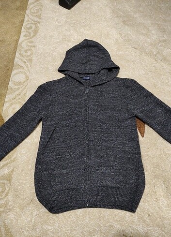 8 Yaş Beden siyah Renk Hırka unisex
