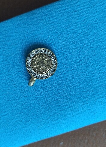 taşlı pirinç kolye ucu - Görsel 3