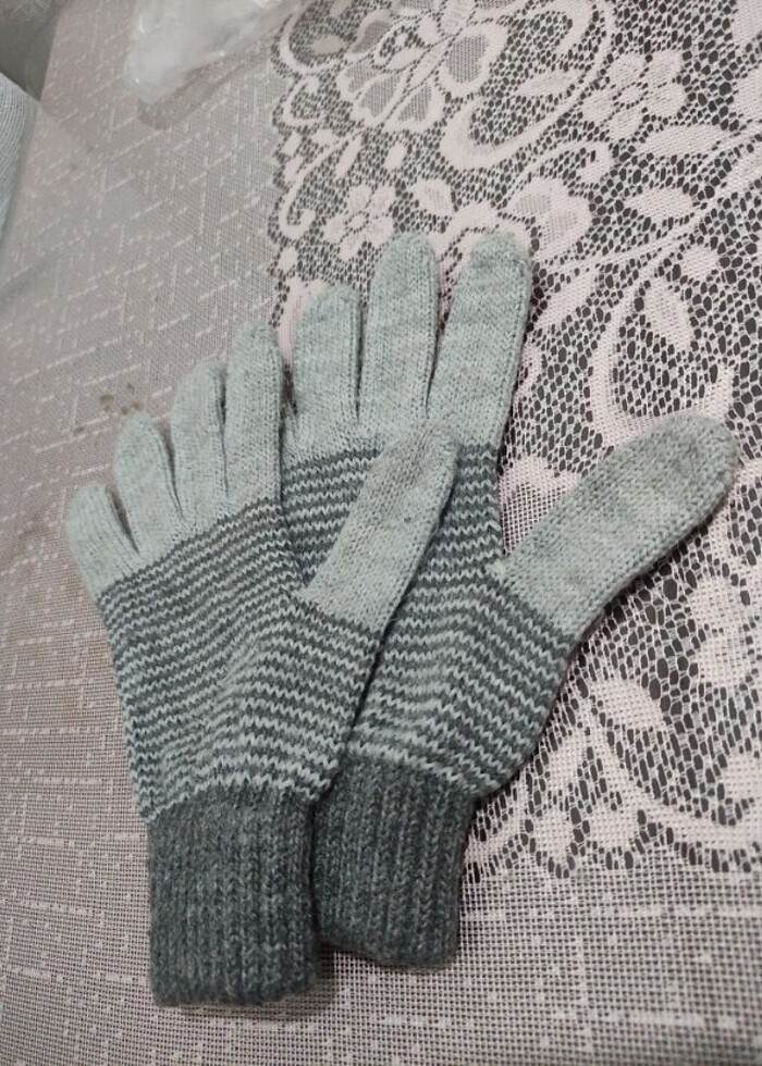 8-10 yaş yün eldiven çocuk eldiveni #eldiven - Görsel 3