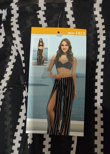 Plaj pantolonu pareo - Görsel 3