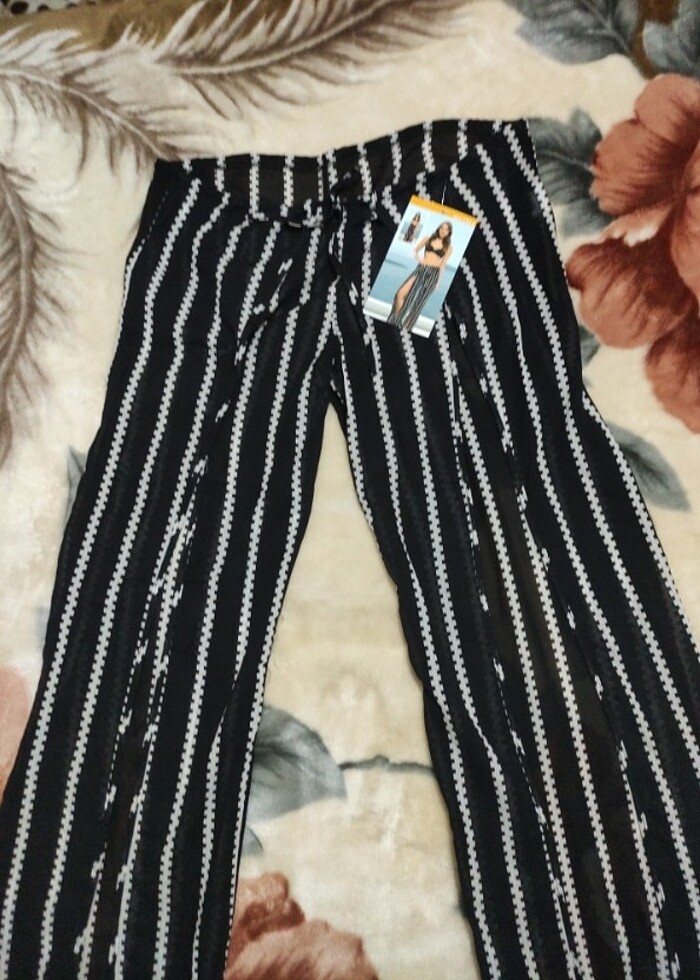 Plaj pantolonu pareo - Görsel 2