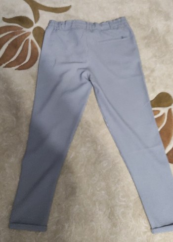 Düğmeli Gri erkek Kumaş Pantolon - Görsel 7