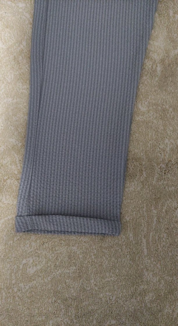 Düğmeli Gri erkek Kumaş Pantolon - Görsel 2