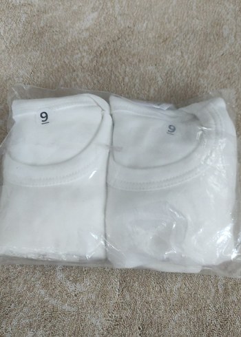 Bebek Pamuklu Beyaz bady - Görsel 2