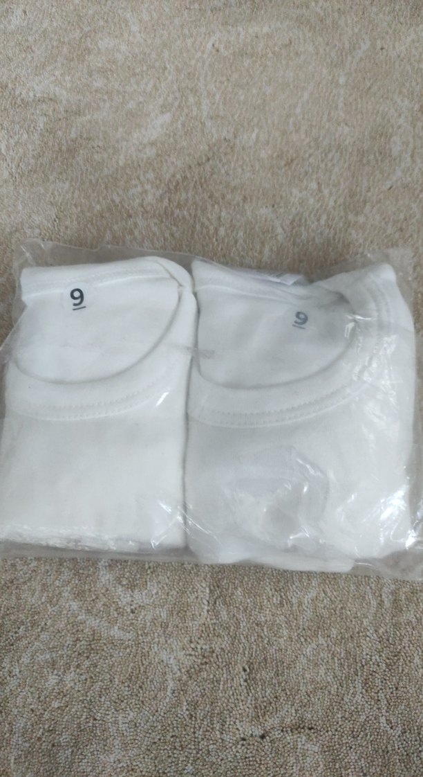 Bebek Pamuklu Beyaz bady - Görsel 2