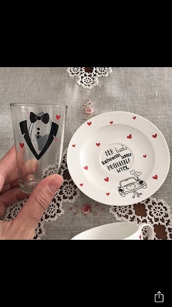 Gelın damat  fıncanı - Görsel 4