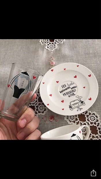 Gelın damat  fıncanı - Görsel 5