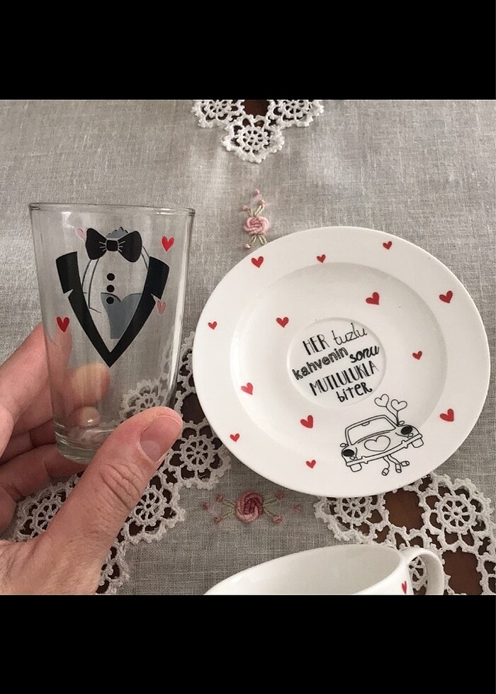 Gelın damat  fıncanı - Görsel 4