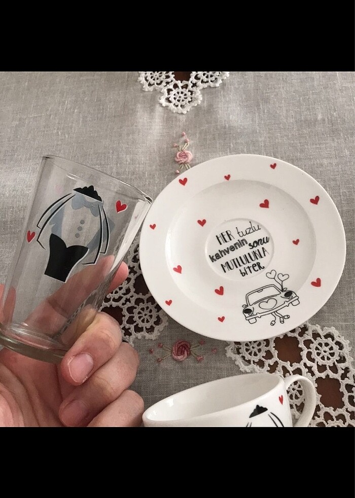 Gelın damat  fıncanı - Görsel 5