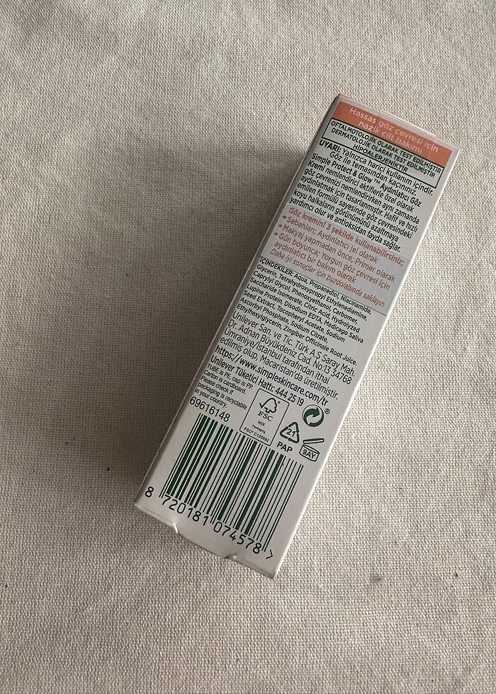 Simple aydınlatıcı göz kremi - Görsel 4