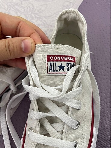 33 Beden Kız çocuk beyaz converse