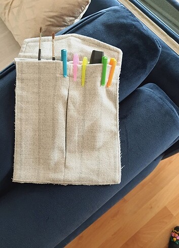  Beden gri Renk Yün-pamuk karışımlı organik çanta