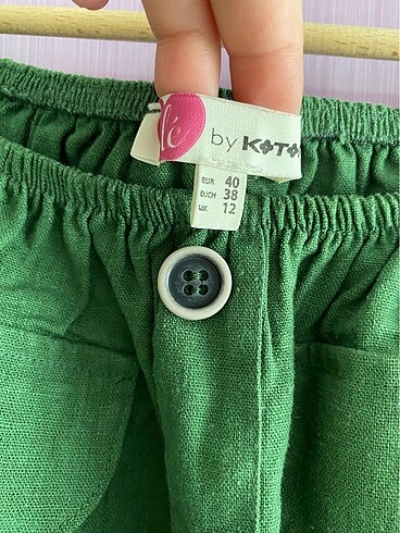 40 Beden Koton yeşil üst