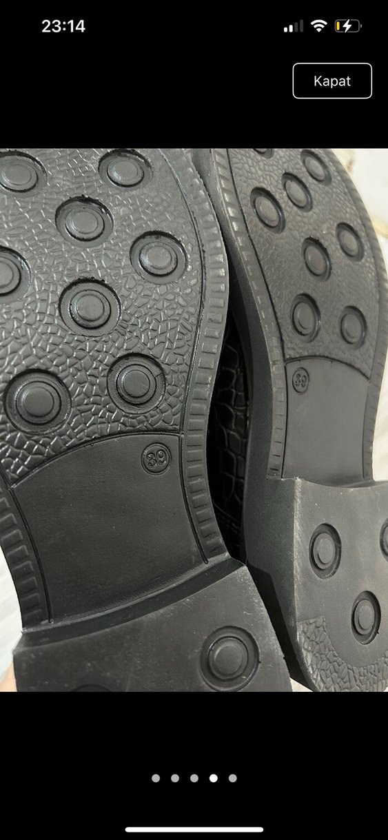 Yılan Desenli Siyah Kadın Topuklu Ayakkabı - Görsel 4