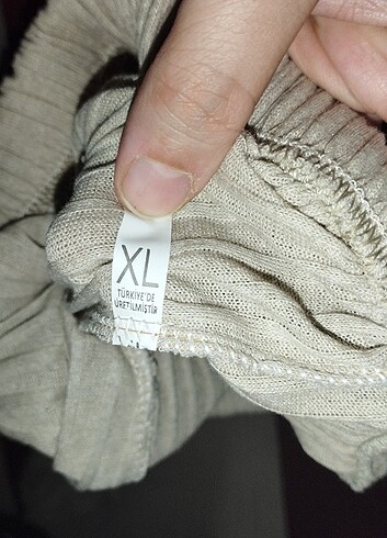 xl Beden ten rengi Renk Fitilli takım 