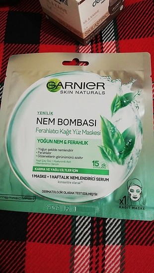 Garnier ferahlatıcı maske 