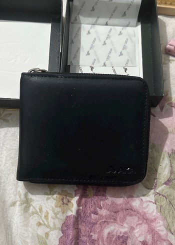 Derimod Aka orijinal deri cüzdan kartlık Parlak Vintage Erkek Kartlık