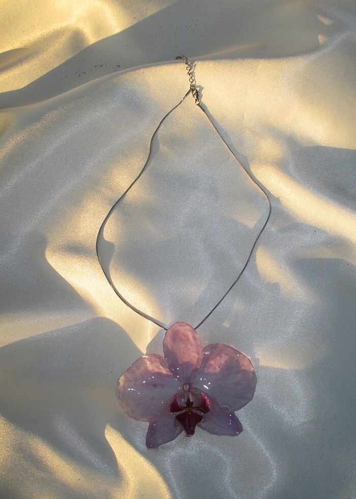 Orkide kolye - Görsel 2