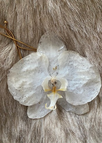 Gerçek orkide kolye - Görsel 4