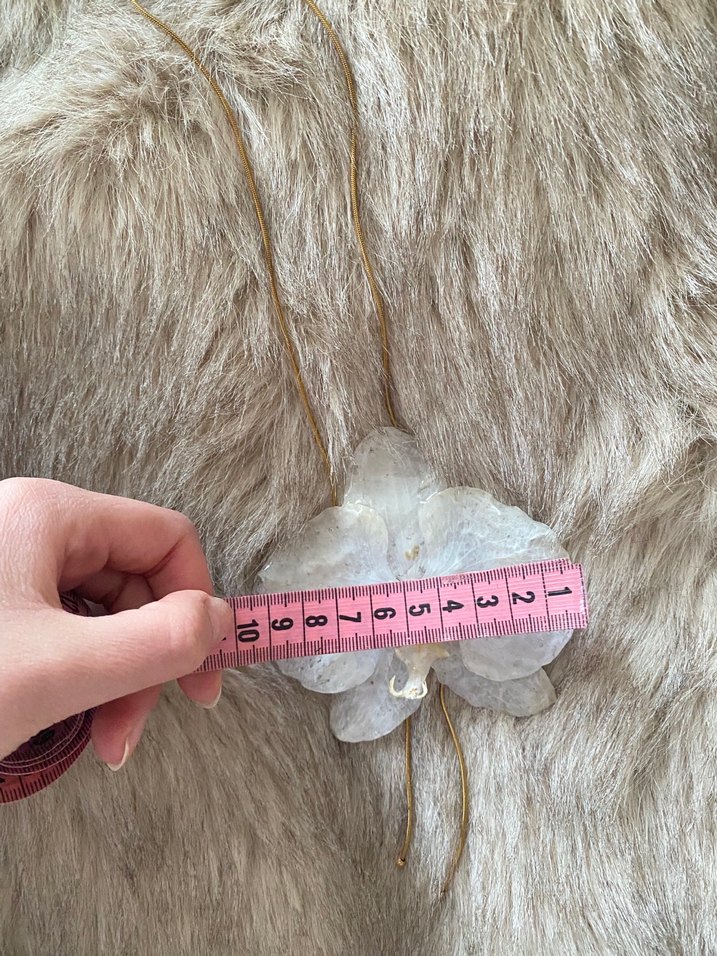 Gerçek orkide kolye - Görsel 3