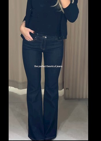 Mango rinse wash flare jean - Görsel 2