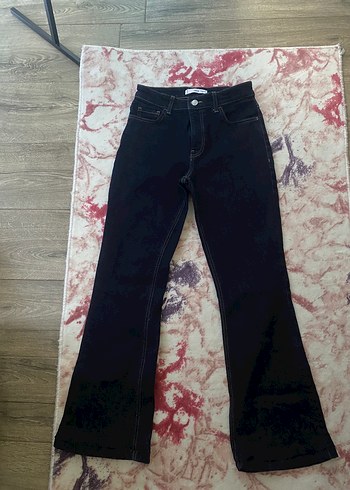 Mango rinse wash flare jean - Görsel 5