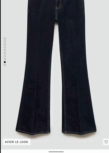 Mango rinse wash flare jean - Görsel 4