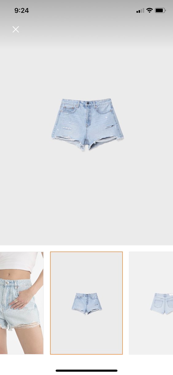 Stradivarius kot şort - Görsel 3