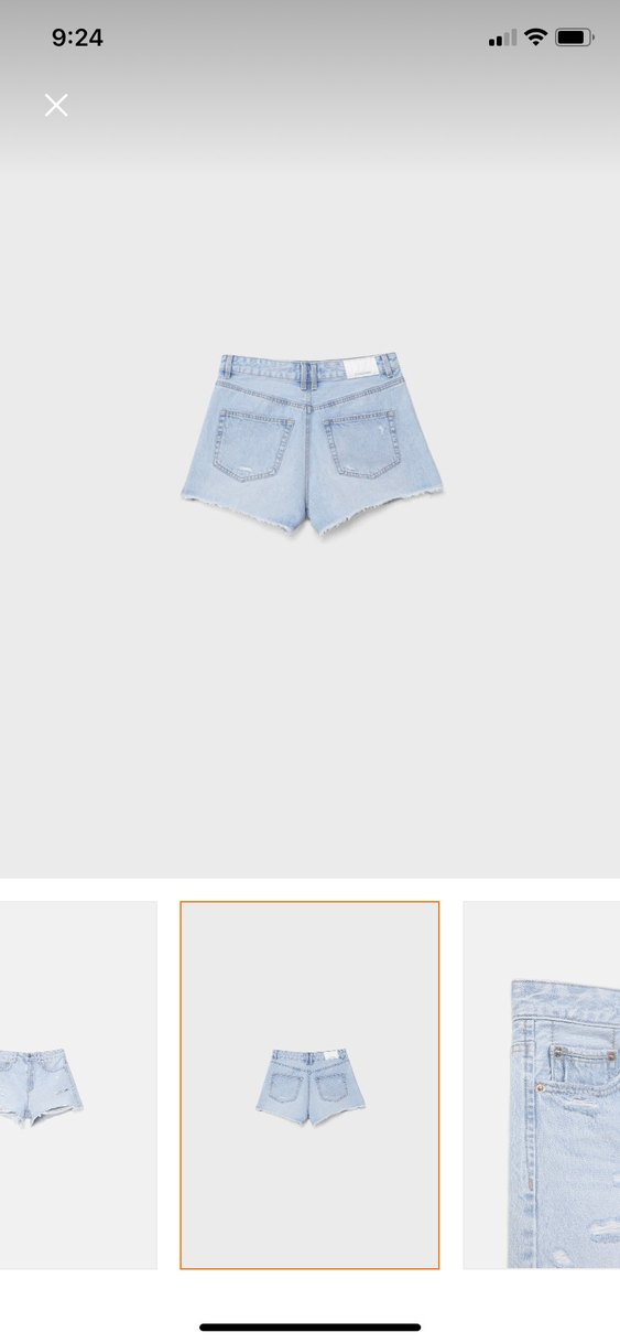 Stradivarius kot şort - Görsel 4