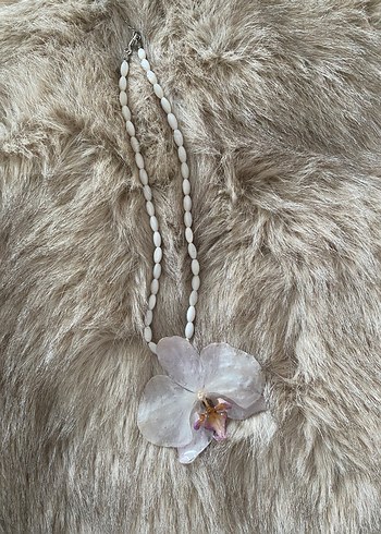 Gerçek orkide kolye - Görsel 2