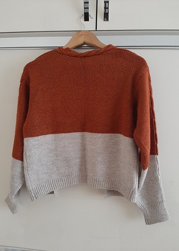 Tarçın Vizon Rengi Triko Hırka - Görsel 8