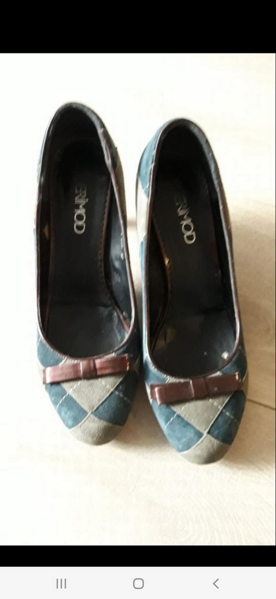 Derimod hakiki deri suet bordo Tokalı kadin  Stiletto vretro - Görsel 2