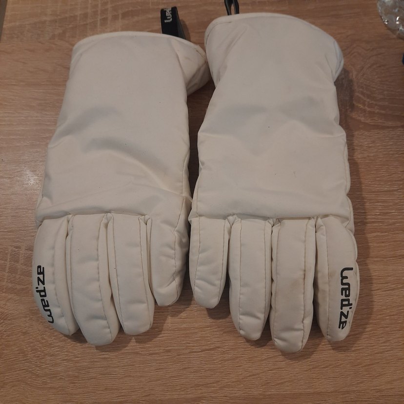 Kız Çocuk Beyaz Kar  Eldiveni - Görsel 2