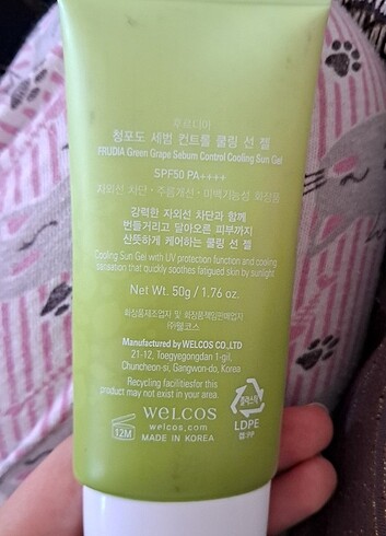  Beden Frudia green grape sebum kontrol güneş kremi
