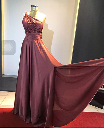 xs Beden bordo Renk 0 abiye 