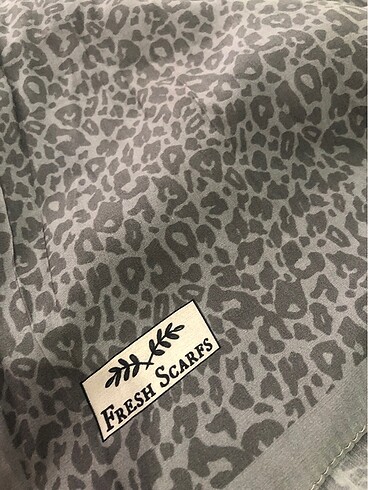 Fresh Scarfs leopar eşarp