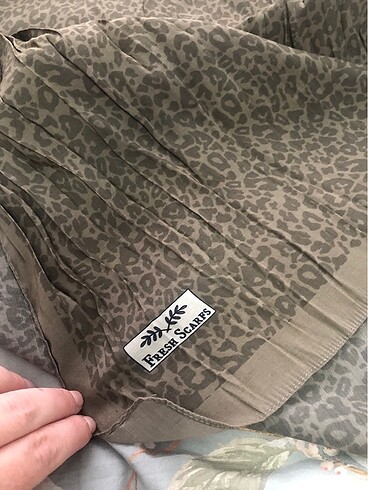 Fresh Scarfs leopar eşarp
