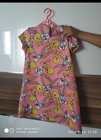 Koton Kids Çocuk karakterli elbise