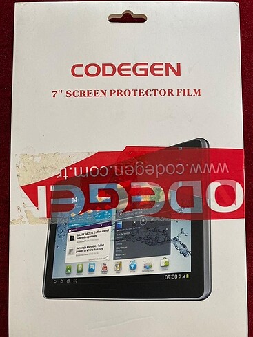 Codegen 7? Tablet Ekran Koruyucu