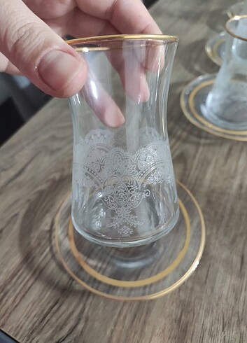 Beden altın Renk Su takımı
