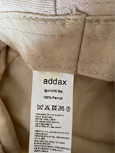 Addax Bej pamuklu şapka - Görsel 2